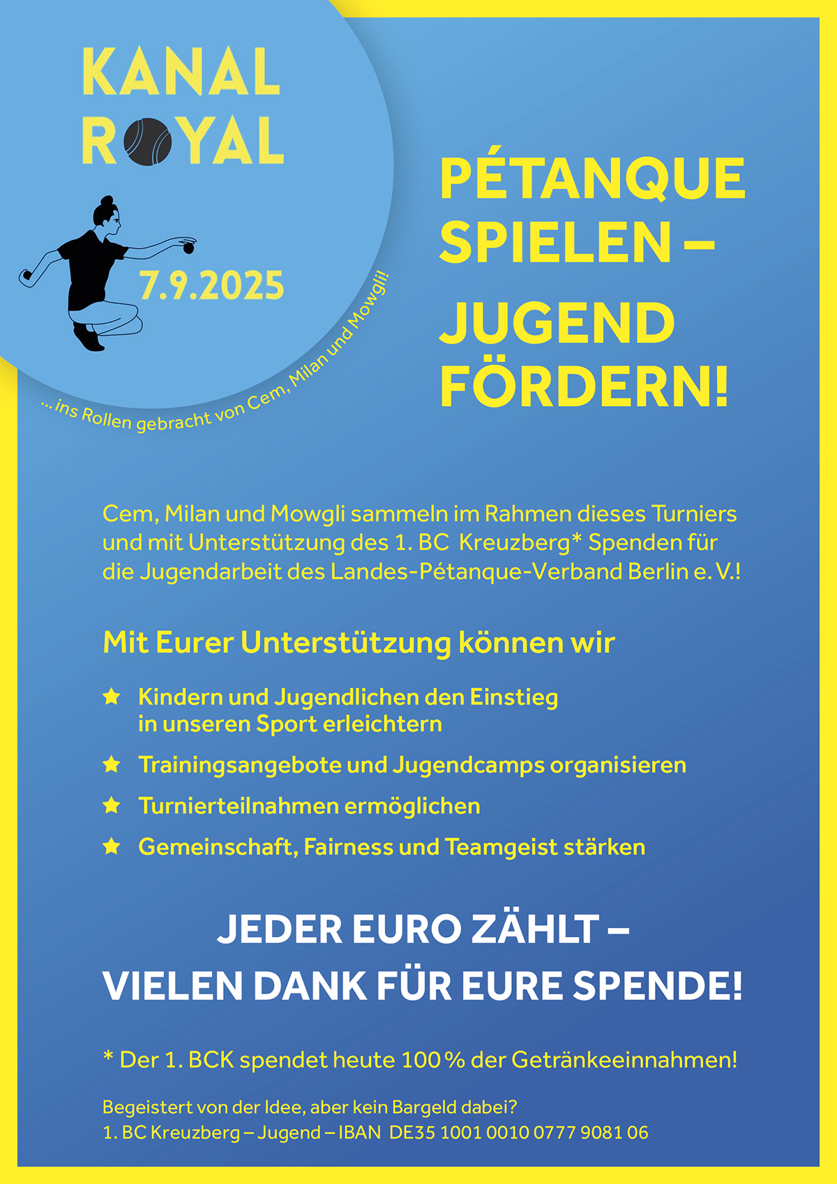 KanalRoyal SpendenPlakat kl